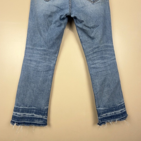 DRIFTWOOD Colette Women’s Straight-Leg Cropped Embroidered Jeans Size 27 - Picture 7 of 13